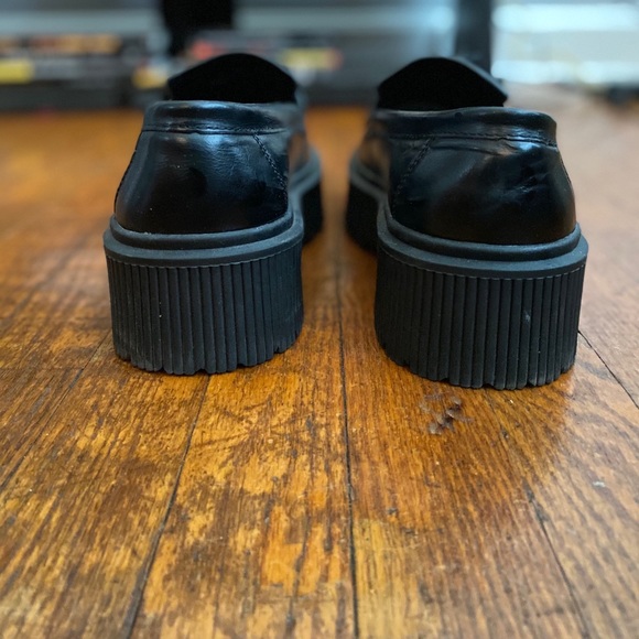 Black Leather Loafers - Picture 2 of 4